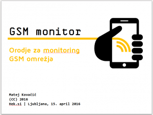 GSM Monitor.