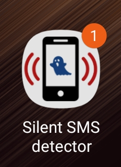 Silent SMS detector